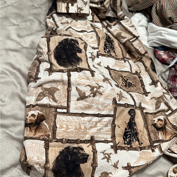 Men’s NORTH RIVER Hunting Sporting Labrador button shirt size 3XLT - Picture 11 of 11